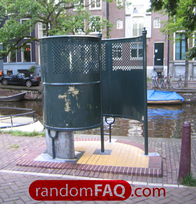 Amsterdam's Outdoor Urinals